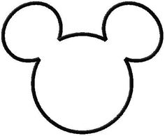 236x194 Disney's Minnie And Mickey Mouse Silhouettes Templates Stencil