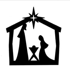 236x236 Nativity Pattern. Use The Printable Outline For Crafts, Creating