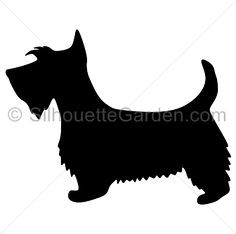 236x234 Scottie Dog Template Set