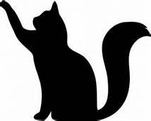 214x172 Cat Silhouette Pattern