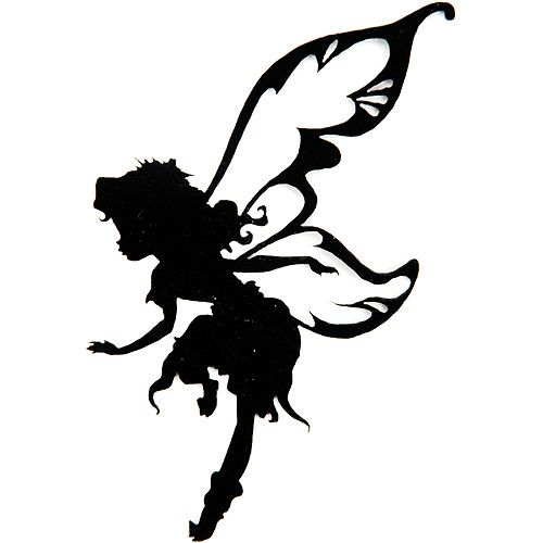 500x500 9 Best Images Of Printable Fairy Silhouette