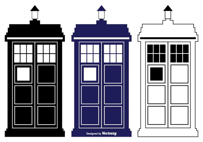 700x490 Tardis Vector Silhouette Shapes