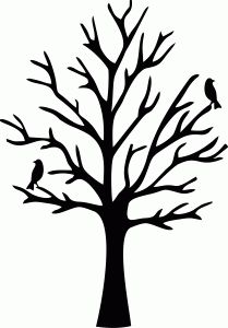 209x300 Free Tree Stencils Black Tree Clip Art