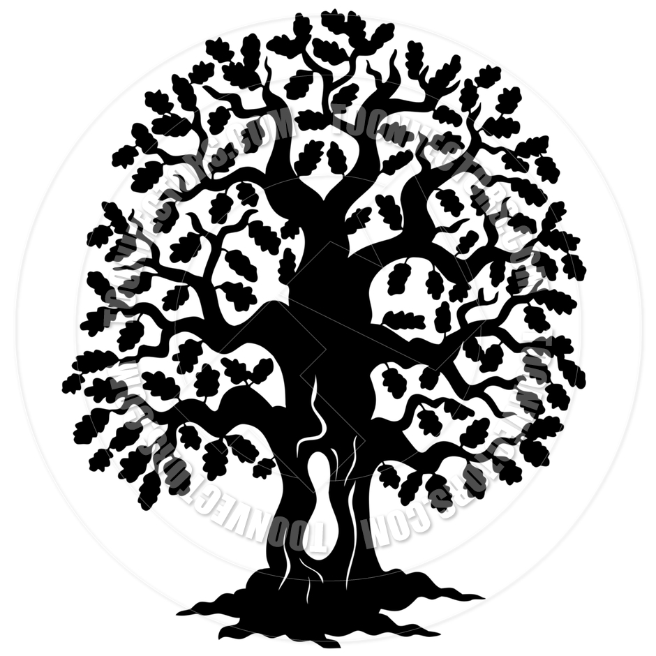Free Vector Tree Silhouette