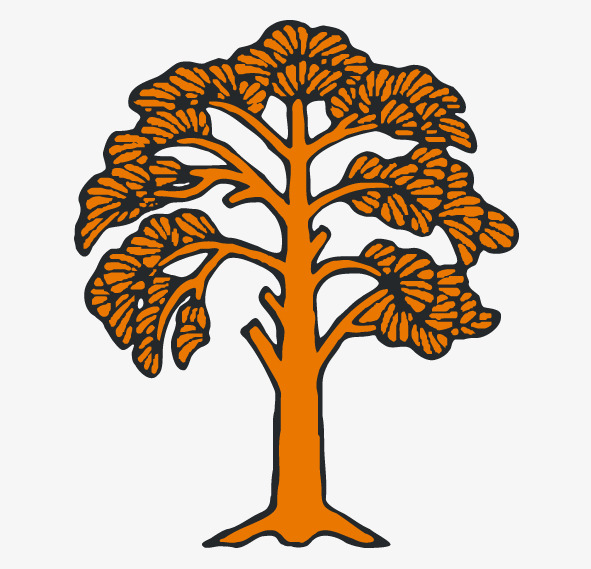 591x569 Silhouettes Of A Tree Of Silk Art, Vector Tree, Silhouette, Tree