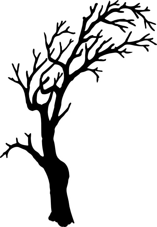 500x723 Silhouette Tree Clipart
