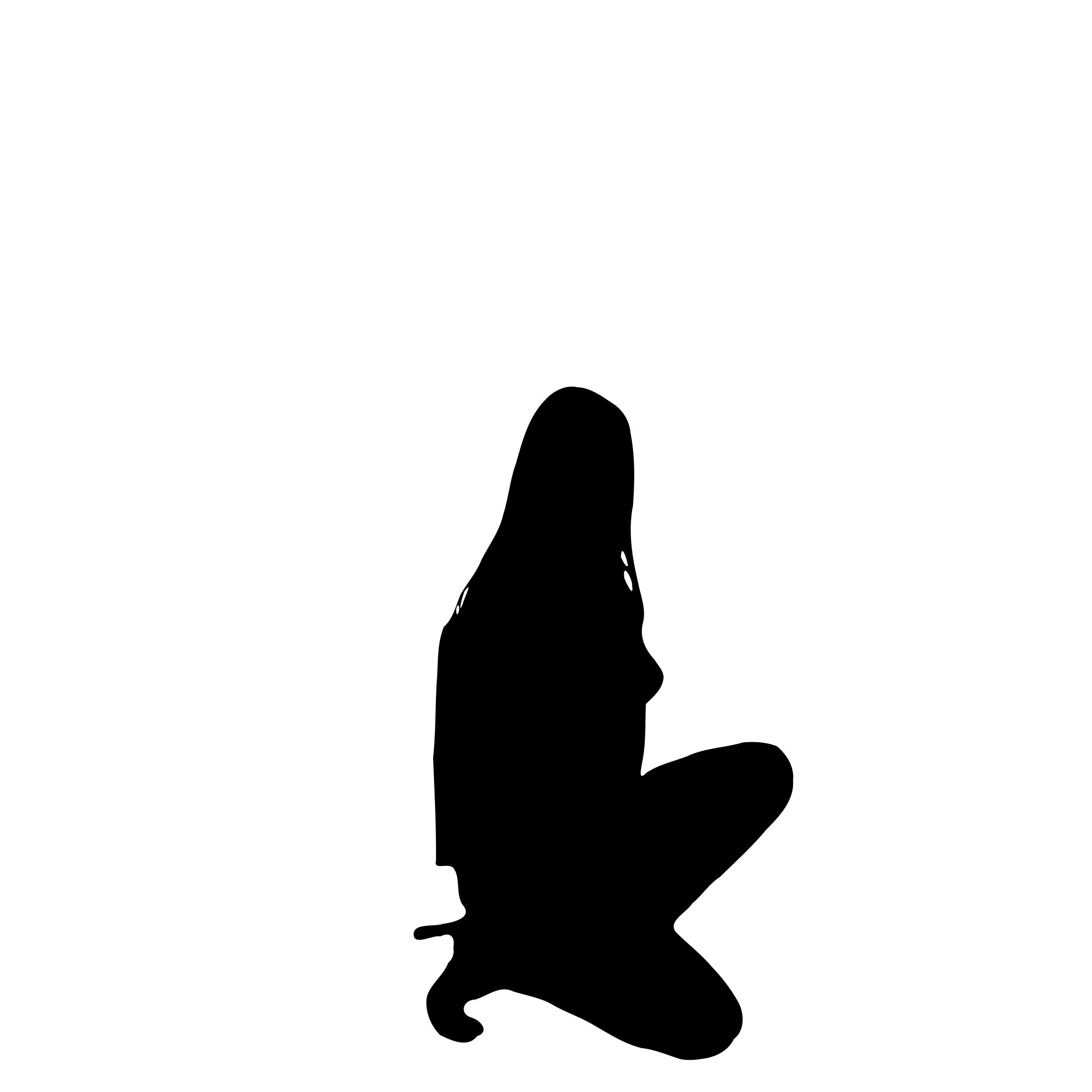 2400x2400 Free Woman Silhouette Icons Png, Woman S Lhouette Images