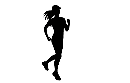 550x354 Woman Silhouette Clipart