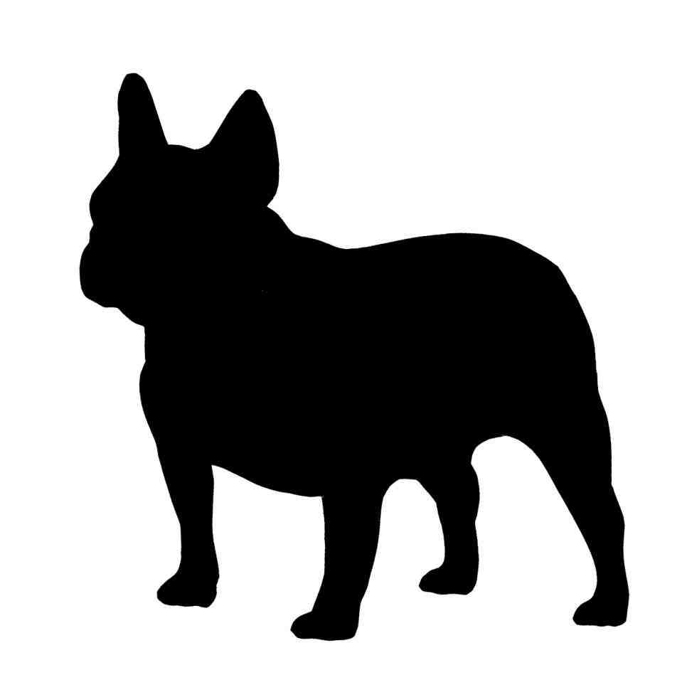 Download French Bulldog Silhouette Vector at GetDrawings.com | Free ...