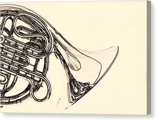 546x420 French Horn Canvas Prints