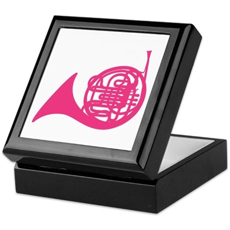 460x460 French Horn Player Jewelry Boxes