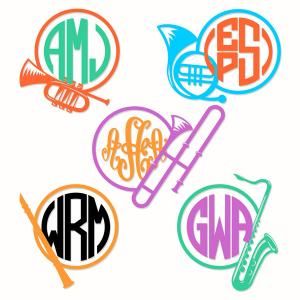 300x300 Musical Instruments Pack With Flute, Saxophone, Trumpet And French