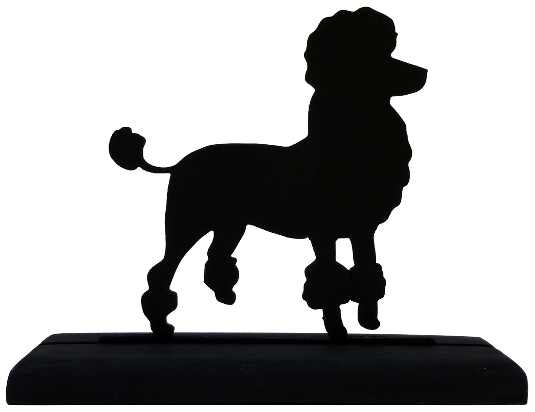 1100x848 Poodle Dog Decorative Handmade Wood Display Silhouette Lively