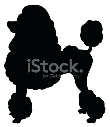 381x439 Poodle Outline