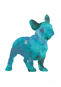 212x300 French Bulldog Silhouette Prints Fine Art America