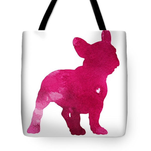 600x600 French Bulldog Silhouette Tote Bags Fine Art America