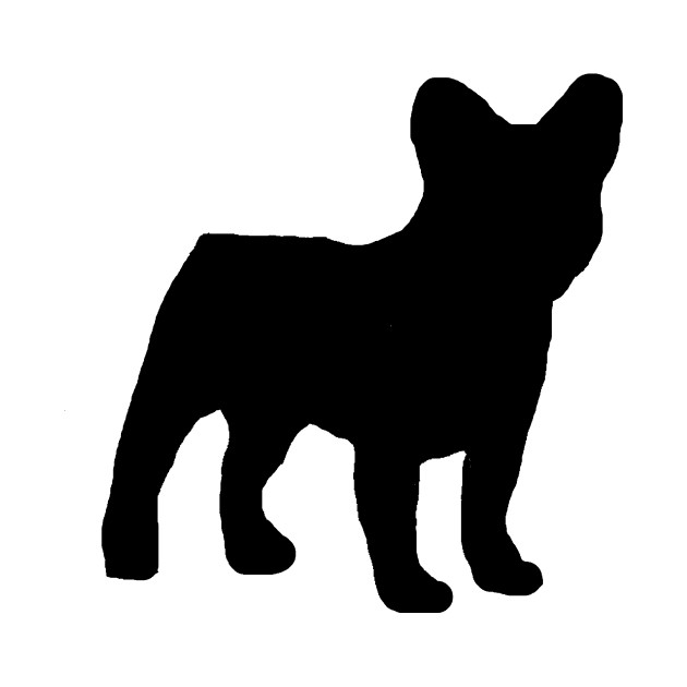 Frenchie Silhouette at GetDrawings | Free download