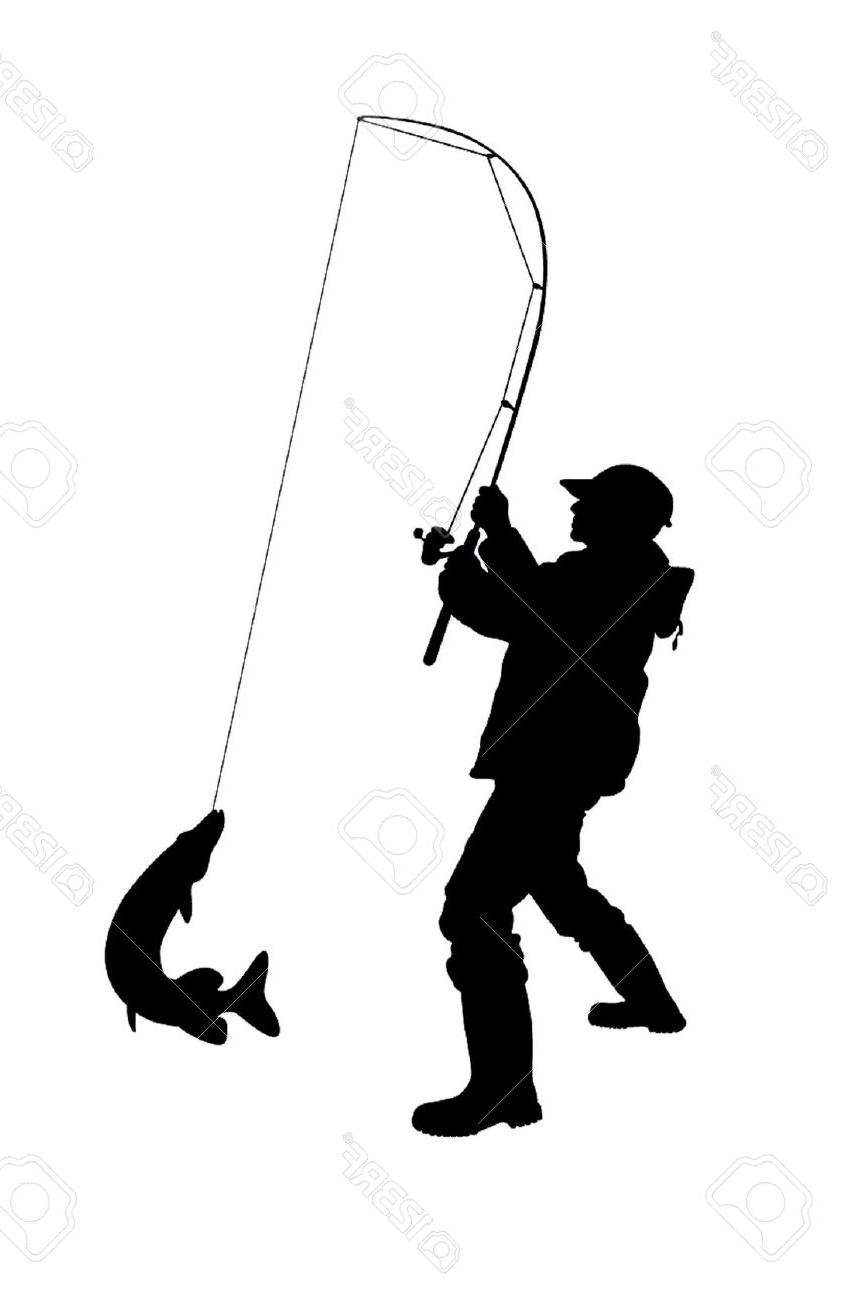 866x1300 Man Fishing Silhouette Clipart Panda Free Clipart Images Cakes