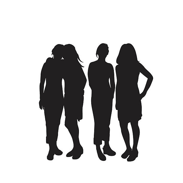 612x612 Friendship Silhouette Clipart