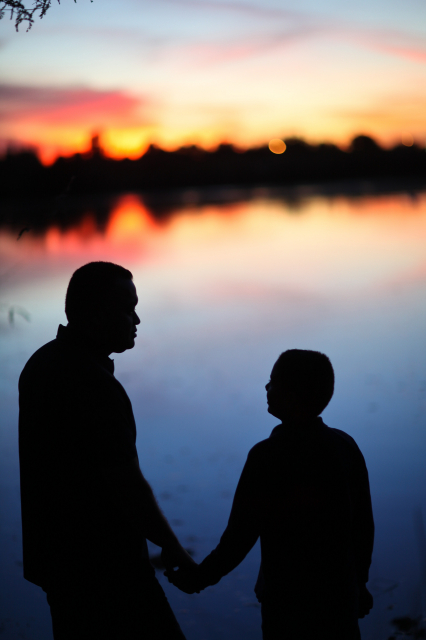 426x640 Father And Son Silhouette