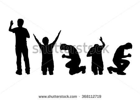 450x320 Free Worship Silhouettes Clipart