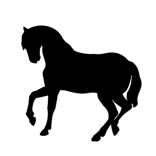 Friesian Horse Silhouette at GetDrawings | Free download