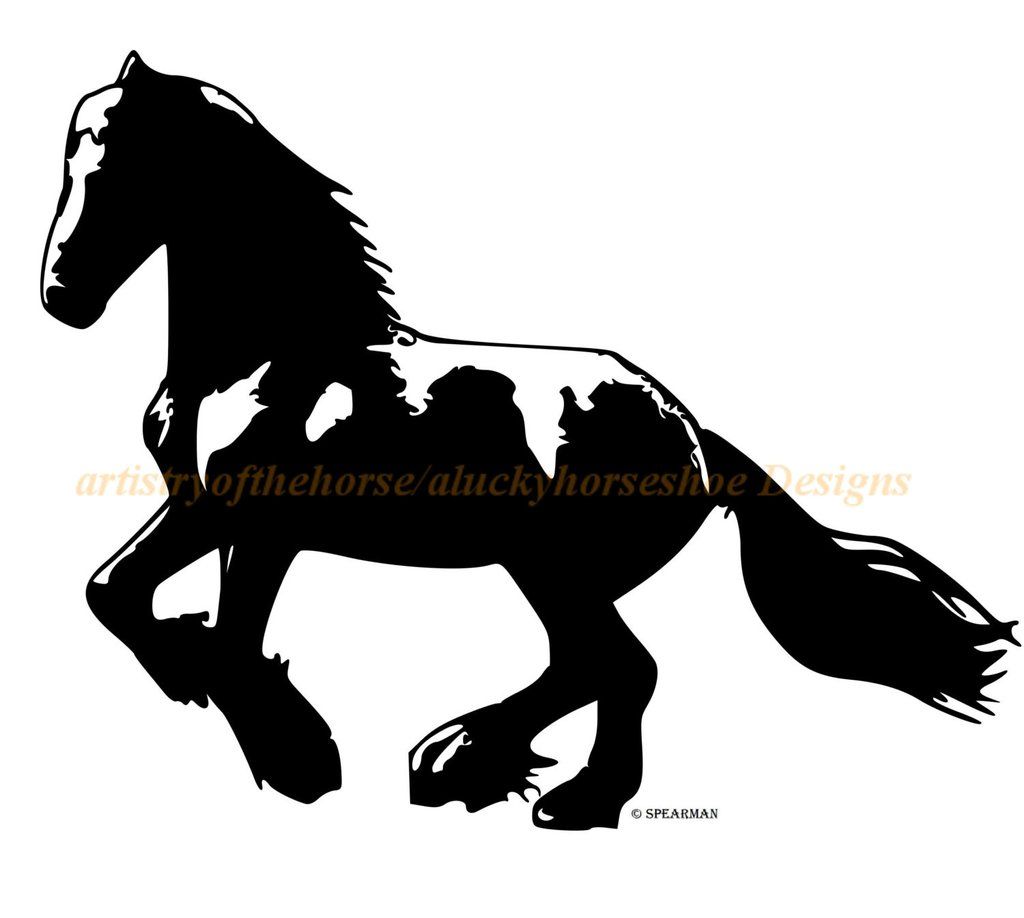 1024x918 Horse Friesian Horse Wall Decal,horse Sticker Large Decal 34 X 27