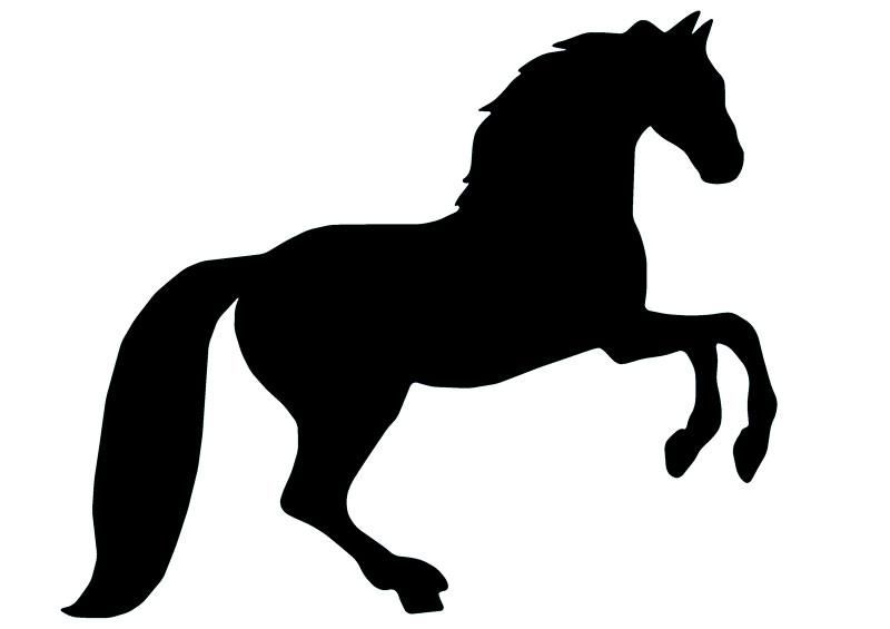 Friesian Silhouette at GetDrawings | Free download