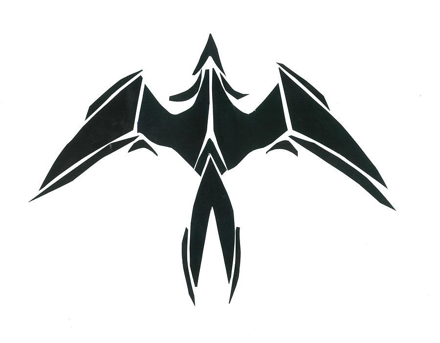 900x703 Frigate Bird Silhouette Mixed Media By Earl Contehmorgan