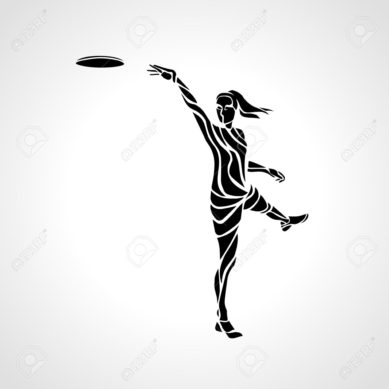 1300x1300 Silhouette Clipart Disc Golf