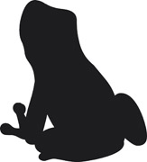 163x180 Frog Silhouette Hits 373 Clipart Panda
