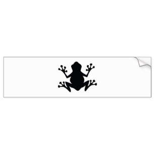 307x307 Frog Silhouette Stickers Zazzle