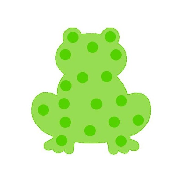 600x600 Simple Silhouette Frog
