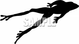 300x167 Frog Silhouette Clipart Panda