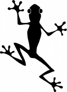 230x318 Frosch Draufsichtbild Stencil Stenciling