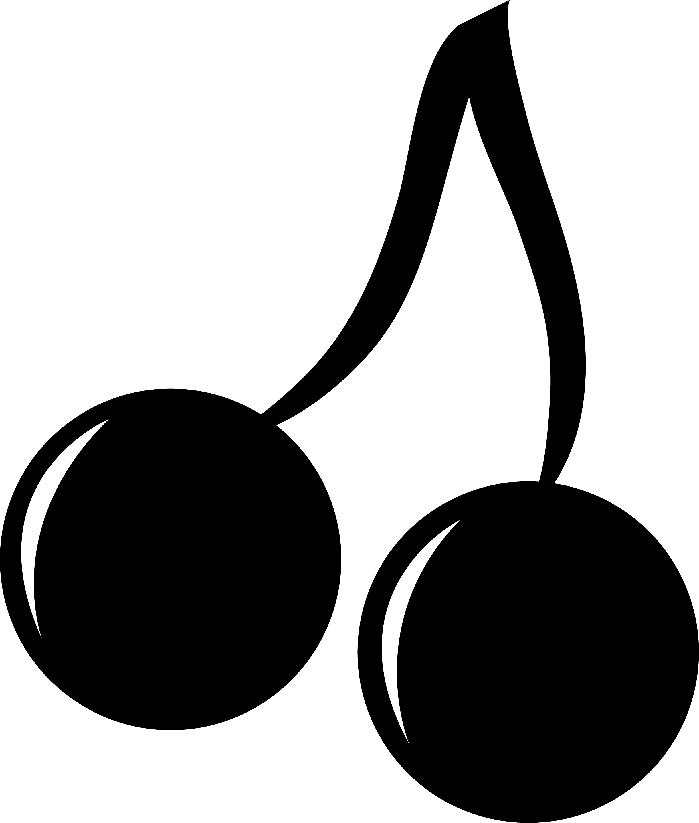 2443x2875 Black Cherries Silhouette