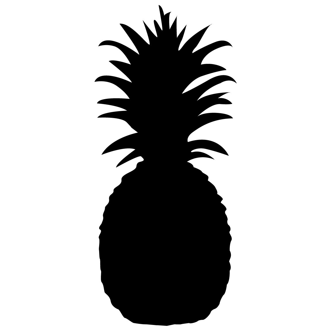 1152x1152 Pineapple Clipart Silhouette