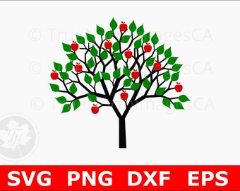 340x270 Apple Tree Art Etsy