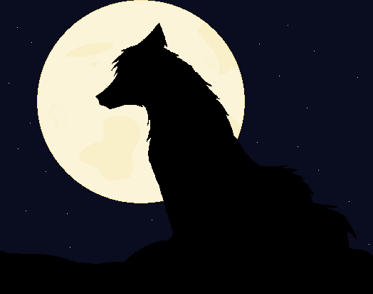 524x412 Wolf And Moon By Rockleefreak13