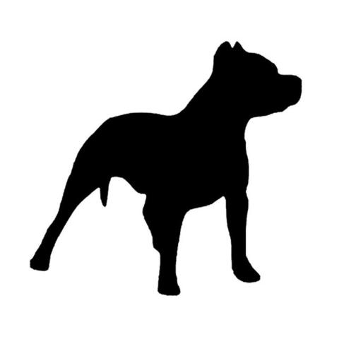480x480 1413.2cm Pit Bull Dog Silhouette Decoration Car Vinyl Decal Funny