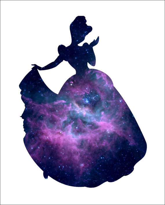 570x711 Items Similar To Cinderella Art Print 8 X 10 Milky Way Galaxy