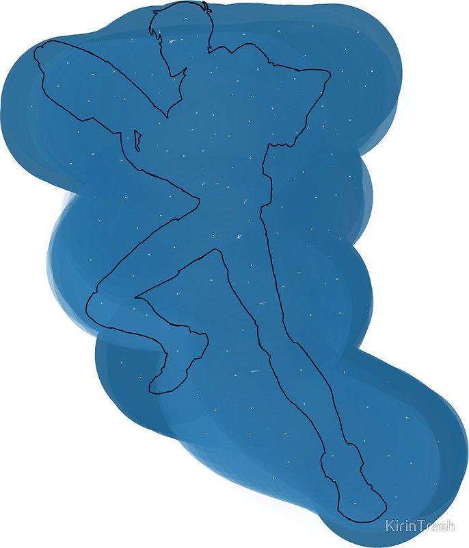 686x800 Voltron Lance Galaxy Silhouette Stickers By Kirintrash Redbubble
