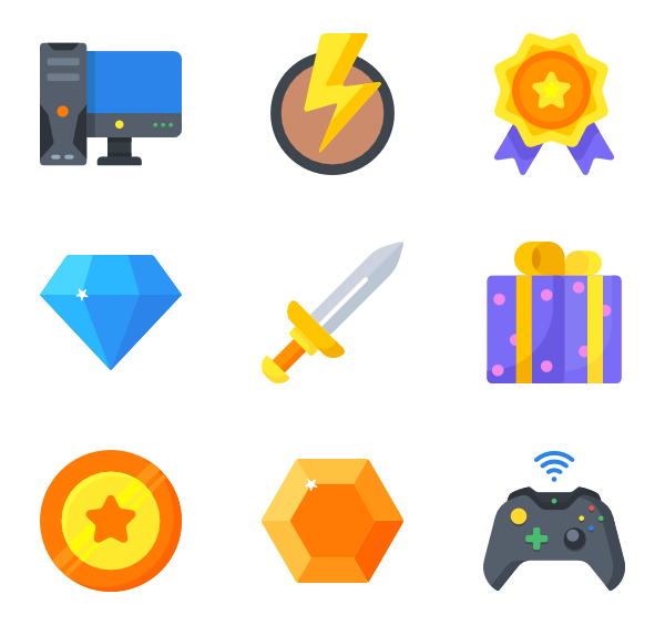 600x564 Game Controller Icons