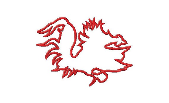 570x348 Gamecock Machine Embroidery Design Cs31 By Kericreates89 On Etsy