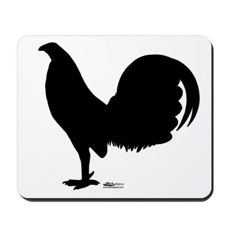 460x460 Gamecock Rooster Silhouette Mousepad By Jackynet