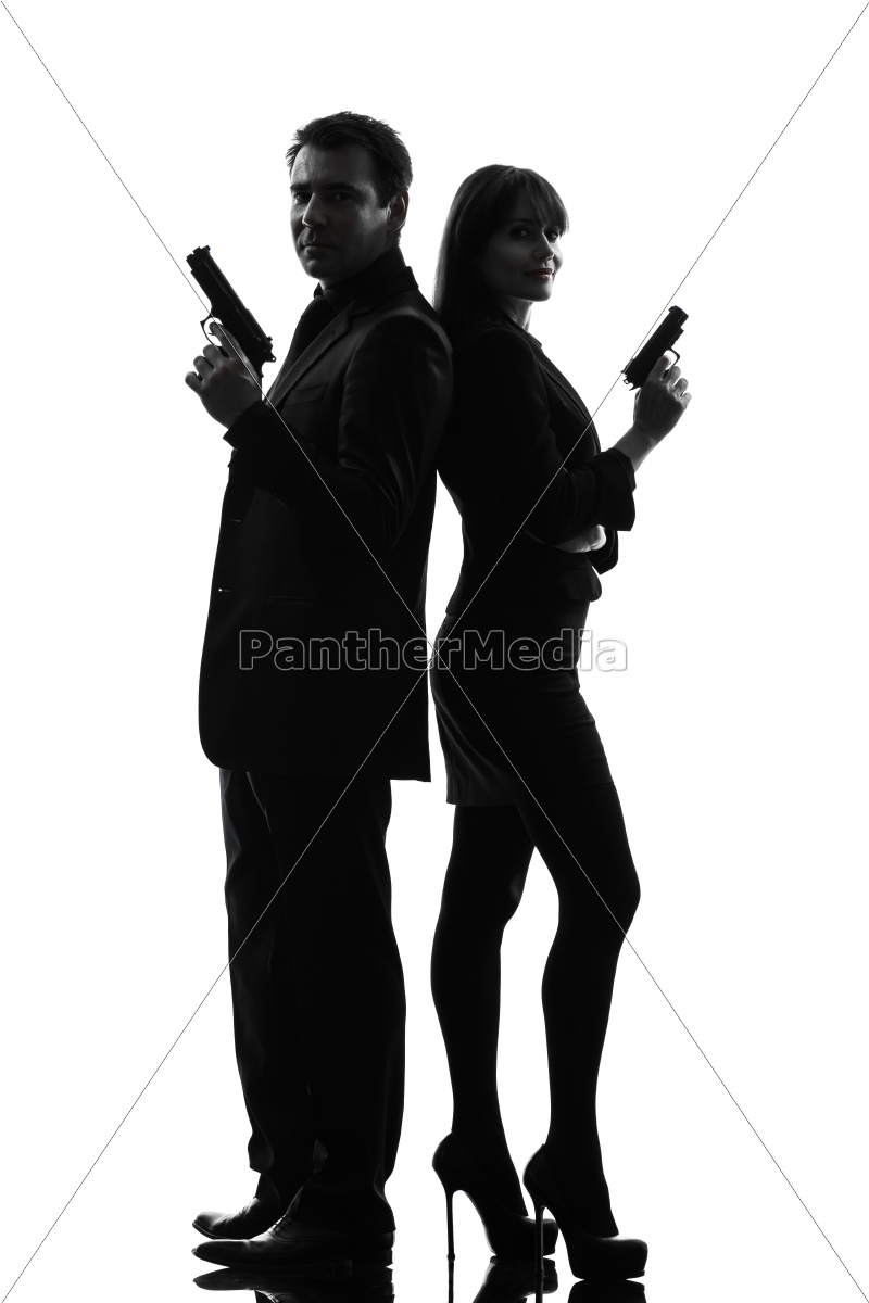 800x1200 Couple Woman Man Detective Secret Agent Criminal