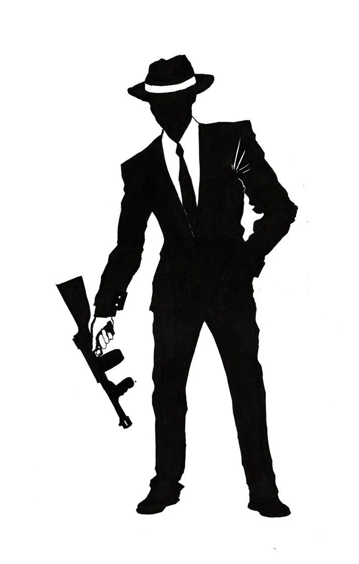 714x1119 40's Gangster