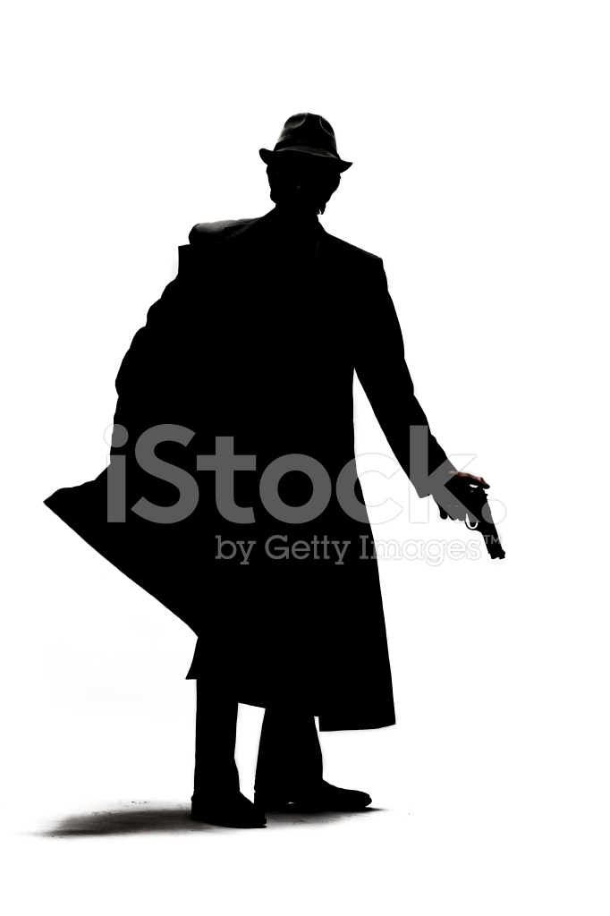 682x1024 Gangster Pulling Gun From Holster Stock Photos