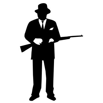 The best free Gangster silhouette images. Download from 134 free ...