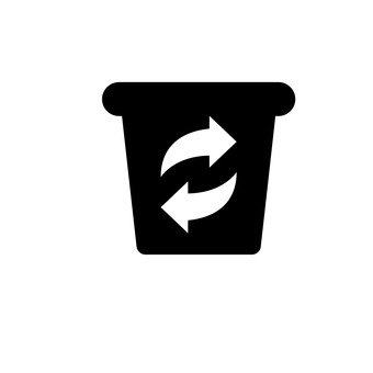 340x340 Free Silhouettes Box, Basket, Scrap